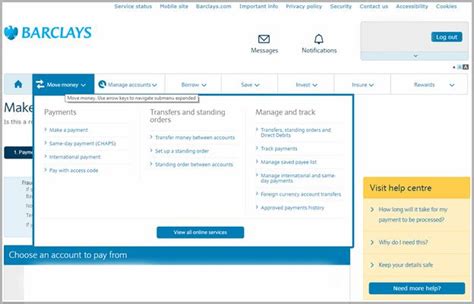 barclays current account transfer limits.